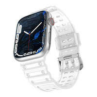 Strap strap Apple Watch Curea Triple Protection SE, 8, 7, 6, 5, 4, 3, 2, 1 (41, 40, 38 mm) brățară cu bandă transparentă