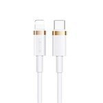 Cablu USAMS USAMS USB-C Apple Lightning U63 PD 1.2m Fast Charge 20W SJ484USB02 US-SJ484 Alb