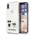 Husa KARL LAGERFELD Apple iPhone  X Xs Karl &amp; Choupette KLHCPXCKTR Clear Hardcase