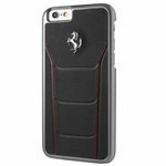 Husa FERRARI Apple iPhone  6 6S Stiching Black Case