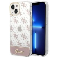 Husa Apple iPhone GUESS 14 Plus 4G Modelul Script Pink Hardcase
