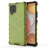 Honeycomb husa husă blindată cu ramă de gel Samsung Galaxy A42 5G verde