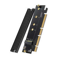 Card de expansiune Ugreen PCIe 4.0 x16 la M.2 NVMe M-Key negru (CM465)