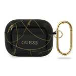 GUESS Case Cover Apple AirPods Pro Gold Chain Collection GUACAPTPUCHBK Black Case