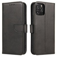 Magnet Case caz elegant husa capacul elegant cu clapetă și funcție de stand Huawei nova 8 negru