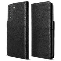 Ringke Folio Signature piele husa cu capac cu clapetă pentru Samsung Galaxy S22+ (S22 Plus) negru (FSS118R262)