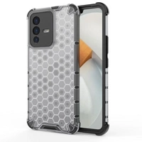 husa Husă blindată Honeycomb cu ramă de gel Vivo V23 5G transparent