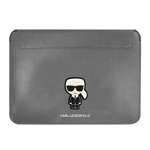 Husa KARL LAGERFELD Laptop 13 14 Sleeve Saffiano Ikonik Karl Silver Case