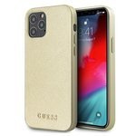 Husa gUESS Apple iPhone  12 Pro Max Iridescent GUHCP12LIGLGO Gold Hardcase