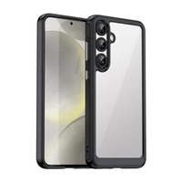 Husa din silicon Outer Space Case cu cadru de gel pentru Samsung Galaxy S25+ - neagra