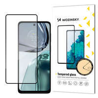 folie sticla ecran Case Wozinsky super-puternic Full Glue pentru întreg cu cadru Friendly Motorola Moto G62 negru