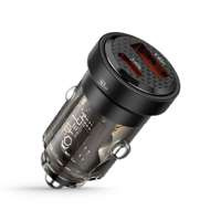 TECH-PROTECT CC30W ÎNCĂRCĂTOR AUTO CU 2 PORTURI PD30W/QC3.0 NEGRU
