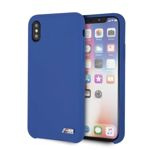 Husa BMW iPhone Xs Silicone M Collection Blue Case