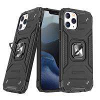 Armor husa iPhone mag suport Wozinsky Ring 14 Pro carcasă hibrid blindată + netic negru