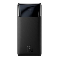 Baseus cablu Bipow powerbank cu încărcare rapidă 20000mAh 15W alb (Overseas Edition) + USB-A - Micro USB 0.25m negru (PPBD05010101)