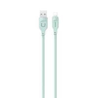 Cablu USAMS Lightning Fast Charging 2.4A Lithe Series 1.2m verde/verde SJ565USB04 (US-SJ565)