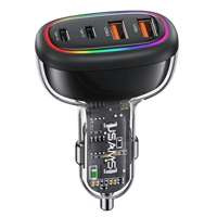 USAMS Charg. sam. 2xUSB-C 2xUSB-A C34 120W Fast Charge negru/negru CC169CC02 (US-CC169)