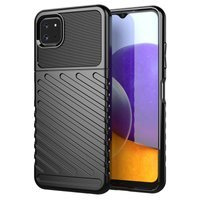 Thunder Case husa flexibilă blindată husa husa Samsung Galaxy A22 5G negru