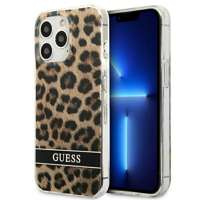 Husa GUESS Apple iPhone 13 13 Pro Leopard Brown Hardcase