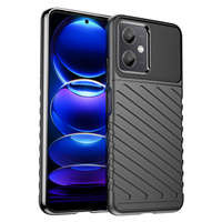 Husa Case Husanou Thunder Xiaomi Poco X5 5G / Redmi Note 12 5G Siliko Armoured Cover negru Case