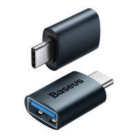 Baseus Adaptor Ingenuity Series de la USB tip C la USB-A 3.2 gen 1 albastru (ZJJJQ000003)