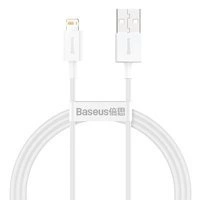 [PO ZWROCIE] Baseus Superior kabel USB - Lightning 2,4A 1 m Biały (CALYS-A02)