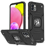 Armor husa suport magInel Wozinsky Inel Samsung Galaxy A03 caz blindat netic inel negru