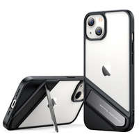 Ugreen Fusion Kickstand Case carcasă rigidă cu cadru din gel și suport pentru iPhone 13 negru (90152)