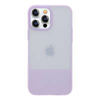 Kingxbar Plain Series case for iPhone 13 Pro Max silicone cover purple