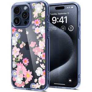 Husa Spigen Ultra Hybrid iPhone 15 Pro Blossom