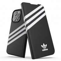 Adidas OR Booklet Case PU iPhone 13 Pro / 13 6.1" negru alb / negru alb 47112