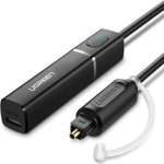 UGREEN Transmițător Bluetooth 4.2 cu Optical/Toslink, aptX (negru)