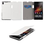 ETUI Roxfit Book Case pentru Xperia Z1 alb SMA5136W CASE