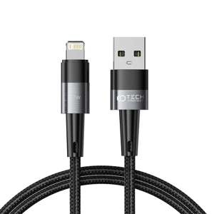 TECH-PROTECT ULTRABOOST LIGHTNING CABLE 12W/2.4A 100CM GRI