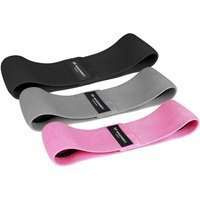 Wozinsky set de 3x benzi de rezistență din material textil mini bandă pentru yoga fitness crossfit (WFB-01)