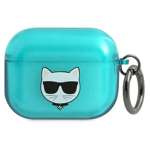 Case Karl Lagerfeld KLAPUCHFL AirPods Pro cover blue / blue Choupette