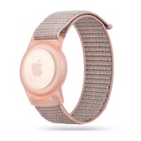 Strap Tech-protect Nylon pentru copii Apple Airtag Pink