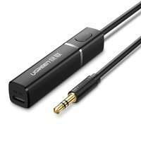 Adaptor audio wireless transmițător Ugreen Bluetooth 4.2 mini mufă de 3,5 mm negru (40761 CM107)