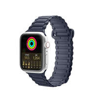 StrapArmor strap Apple Watch magDux Ducis Strap (versiune) Ultra, SE, 8, 8, 7, 7, 6, 5, 4, 3, 2, 1 (49, 45, 44, 42 mm) brățară din silicon nettic albastru