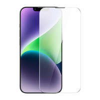 Baseus folie sticla pentru iPhone 14 Plus / 13 Pro Max pentru întregul ecran cu un capac pe boxa 0.4mm + kit de montare