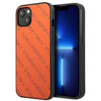 Karl Lagerfeld KLHCP13MPTLO iPhone 13 6.1" hardcase portocaliu/portocaliu Perforated Allover