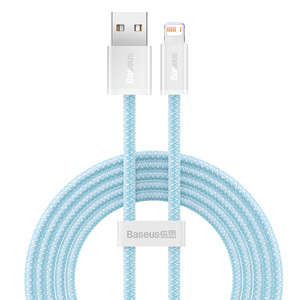 Cablu USB la Lightning Baseus dinamic, 2,4A, 1m (albastru)