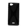 X-Line Cover Sony Xperia J Black Husa Silicon