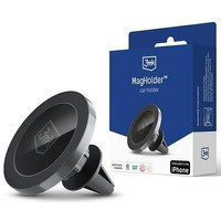 3mk Mag suport magSuport netic pentru grila de ventilație negru/negru MagSafe