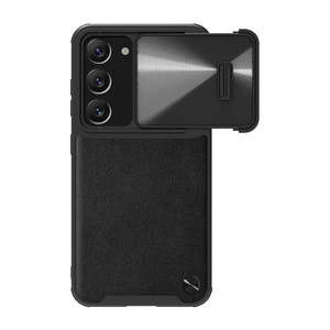 Husa Nillkin CamShield din piele pentru Samsung Galaxy S23+/S23 Plus (negru)