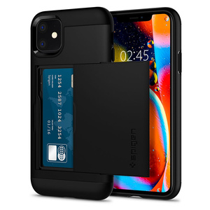 Husa SPIGEN  Slim Armor Cs Apple Iphone 11 Black Black Case