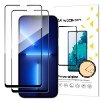 Sticlă securizată Wozinsky Full Glue pentru Xiaomi Redmi Note 14 5G / Note 14 4G, pachet de 2