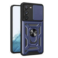 Husa Armor Husa Hybrid Camshield pentru Samsung Galaxy S23 Capac blindat pentru camera foto albastru Case