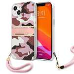 Husa Apple iPhone 13 Camo Strap Collection Pink