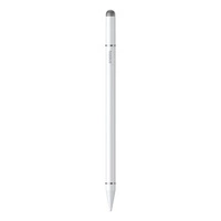 Stylus pasiv 3 în 1 Baseus Smooth Writing III - Versiune nemagnetică - Alb